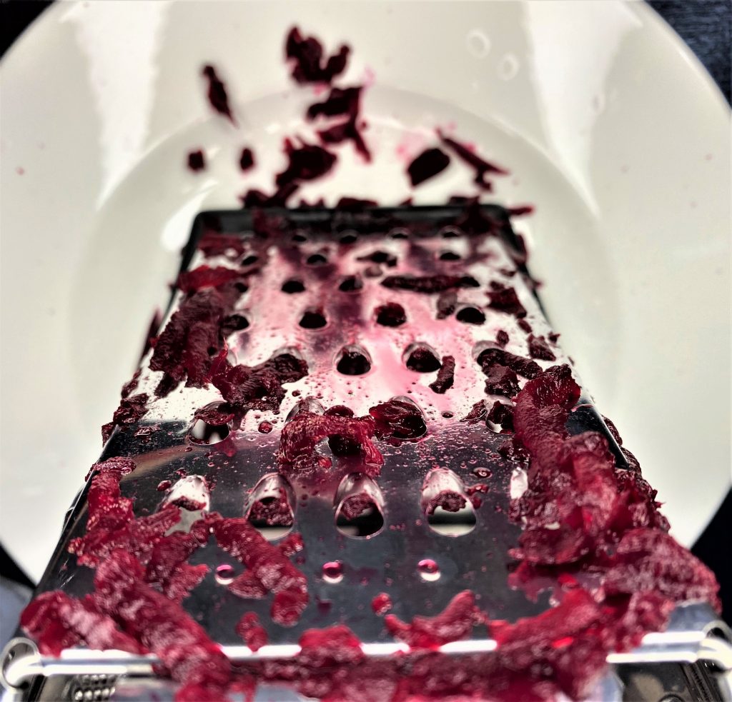 grater mesh for beets salad