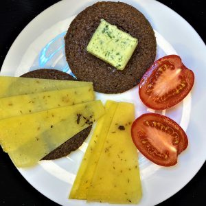 Cloves nagelkaas clove cheese tomatoes and rye bread